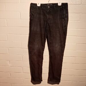 Travis Mathew Men's Black Corduroy Pants